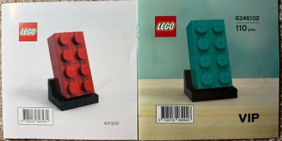 Lego Buildable 2 x 4 Bricks 6313291, 6346102