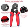 Ferrule Crimping Tool with 1250 Wire Terminal Crimp Connectors Image 5