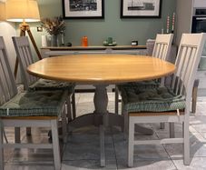Extending Dining Table and 4 Chairs
