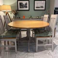 Extending Dining Table and 4 Chairs