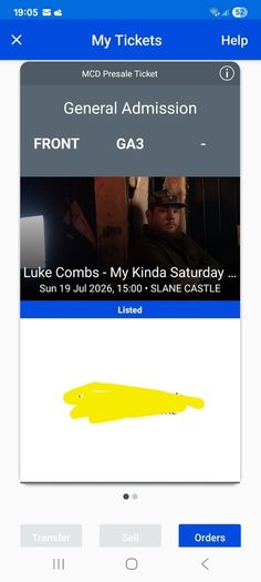 Luke Combs Sunday front standing