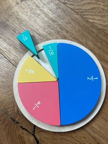 Wooden Fraction Board