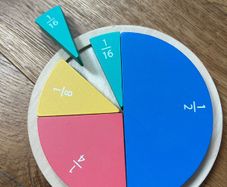 Wooden Fraction Board