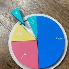 Wooden Fraction Board