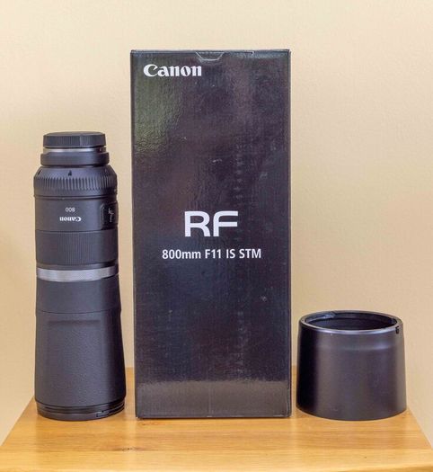 Canon lens RF800mm f11