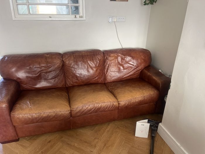 leather sofa