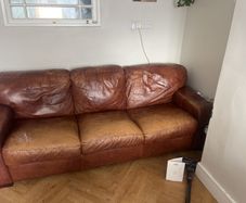 leather sofa