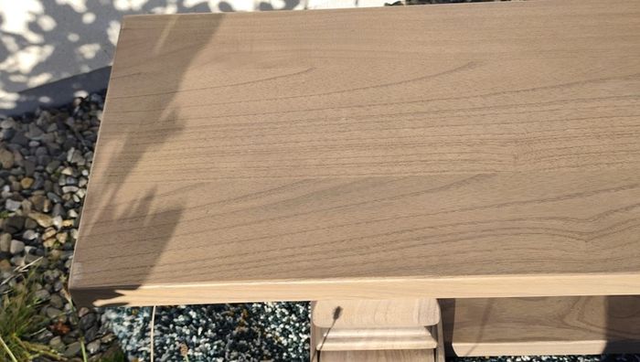 200cm Vintage Ash Dining Bench Like New