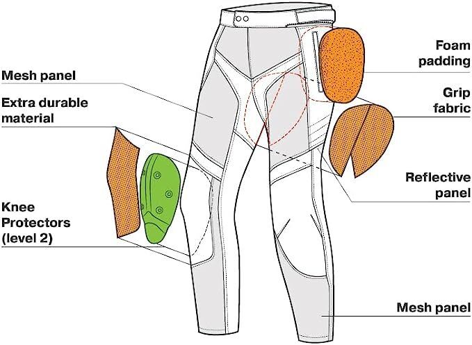 Motorcycle Trousers (Vented) Worn once