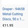 Draper 10mm Cutting Discs Image 2