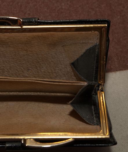 Black Leather Purse