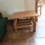 Pine side table Image 2