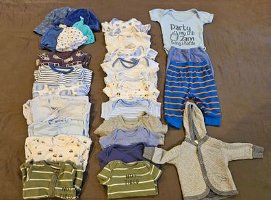 Newborn baby boy bundle 0-3 and 3-6 months