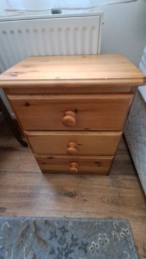 Timber Bedside Locker in good condition. For collection in Thurles