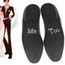 I Do" &" Me Too Bridal Groom Wedding Shoes Stickers Image 4