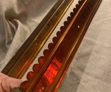 Coppered Brass Church Candle surrounds