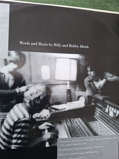 Alessi Vinyl LP From 1976