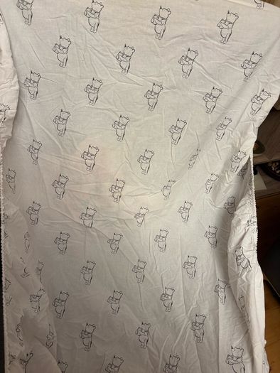 Winnie the Pooh cotbed sheet