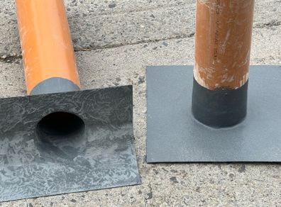 Flat roof outlets