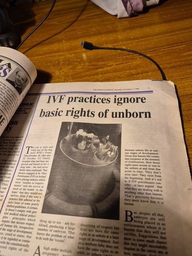 Vintage 1996 The Irish Catholic November 7