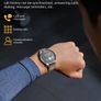 Smart Ultra Thin Sports Watch Calling Version With 2 Strap Image 6
