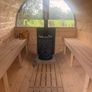 Sauna and cold barrell plunge with step Image 2