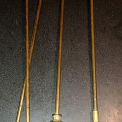 Large brass fireplace accessories