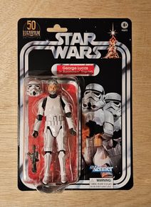 Star Wars George Lucas Stormtrooper Disguise Exclusive 6" Scale Black Series New & Unopened