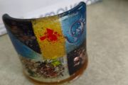 Fused Glass Candle Shelter night lighte candle holder