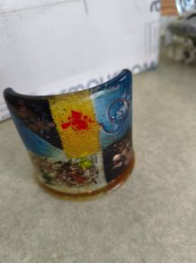 Fused Glass Candle Shelter night lighte candle holder