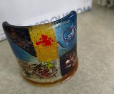 Fused Glass Candle Shelter night lighte candle holder