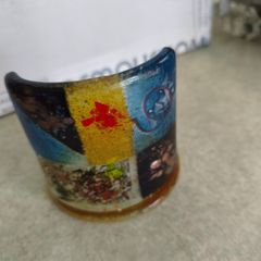 Fused Glass Candle Shelter night lighte candle holder