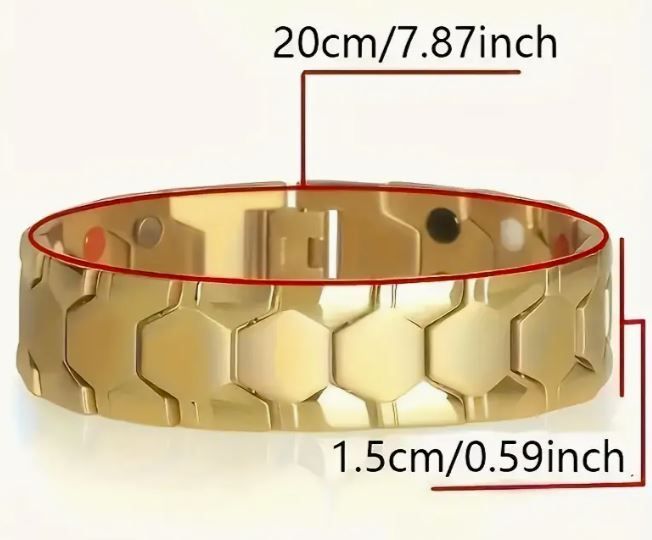 Stylish Unisex Hexagon Bracelet, new, unopened.