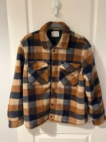 Zara Plaid Plush Jacket