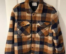 Zara Plaid Plush Jacket