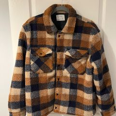 Zara Plaid Plush Jacket