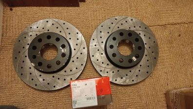 288mm brake discs and pads Volkswagen
