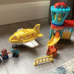 Lego Duplo Town Airport with Control Tower & Luggage Slide
