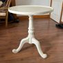 Solid Hardwood Vintage-Style Round Side Table Image 2