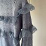 jumper Bnwt blue lace jumper with frilled detail 10/12 Image 4