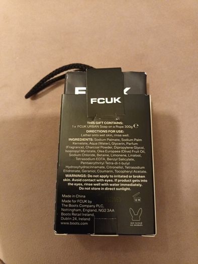 FCUK soap