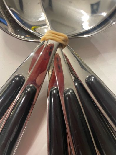 Vintage-style Napoli 18/8 stainless steel cutlery set