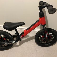 Spark red balance bike
