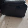 Armchair.  Manual Recliner.  Dark brown.   Very good condition. Recliner works perfectly. Image 2