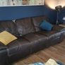 3 Seater Leather Sofa FREE for collection Image 2
