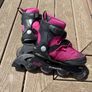Adjustable K2 Marlee Girls Inline Skates - Pink/Black - Size 32/37 Image 6