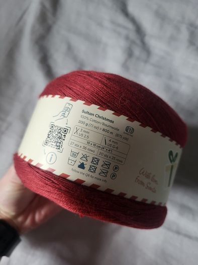 Hobbii Sultan Cotton cake yarn 200g NEW gradient