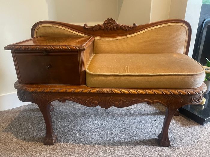 Vintage side table / telephone table