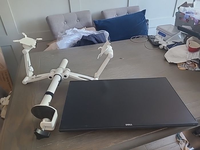 Dell Dual Screen Monitors and Stand