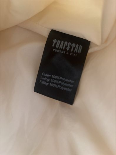 Cream Trapstar Puffer Jacket Medium